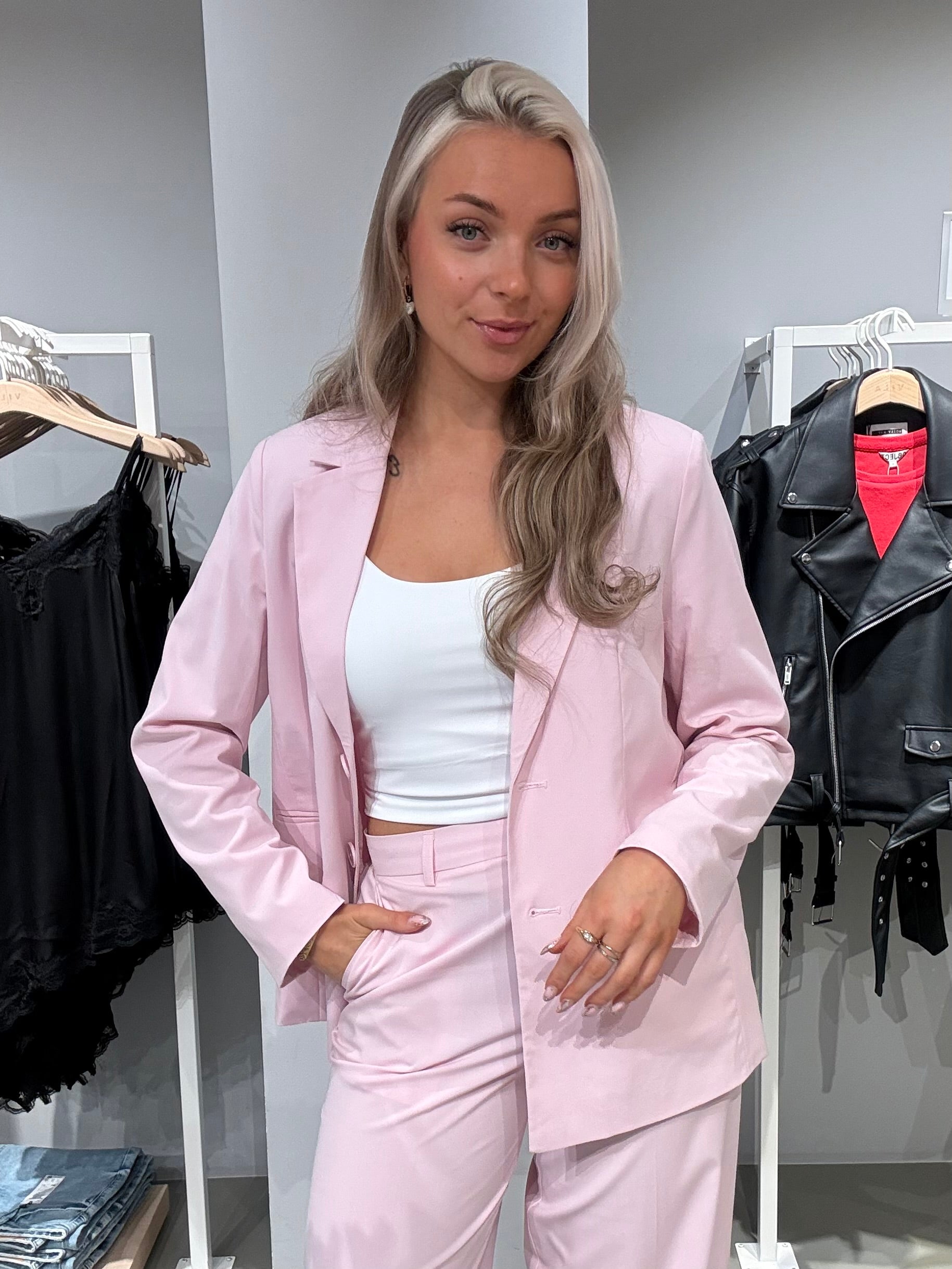 PCROSA Blazer - Roseate Spoonbill